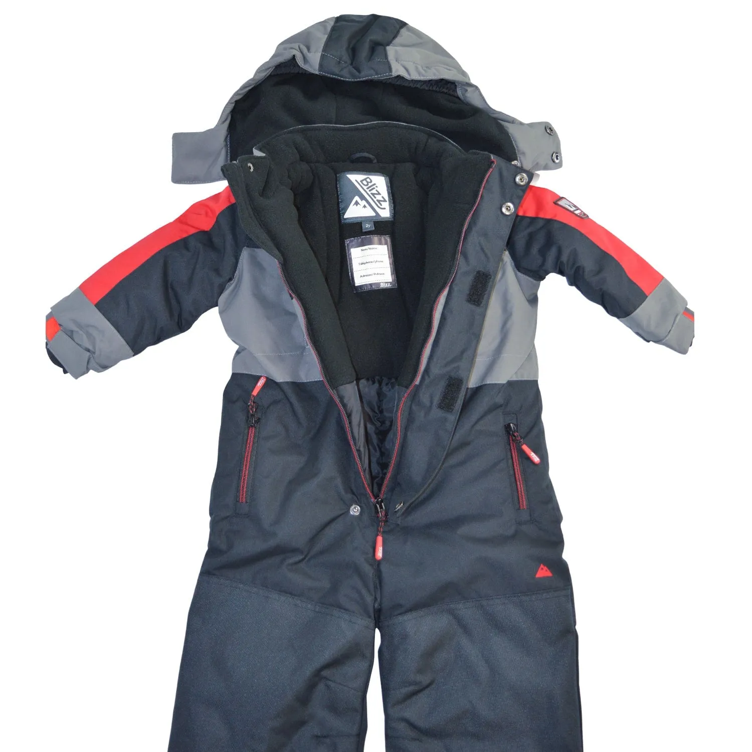 Blizz Boys Snow Suit - 1 piece - (2 to 8 yrs) 24WBLI3424