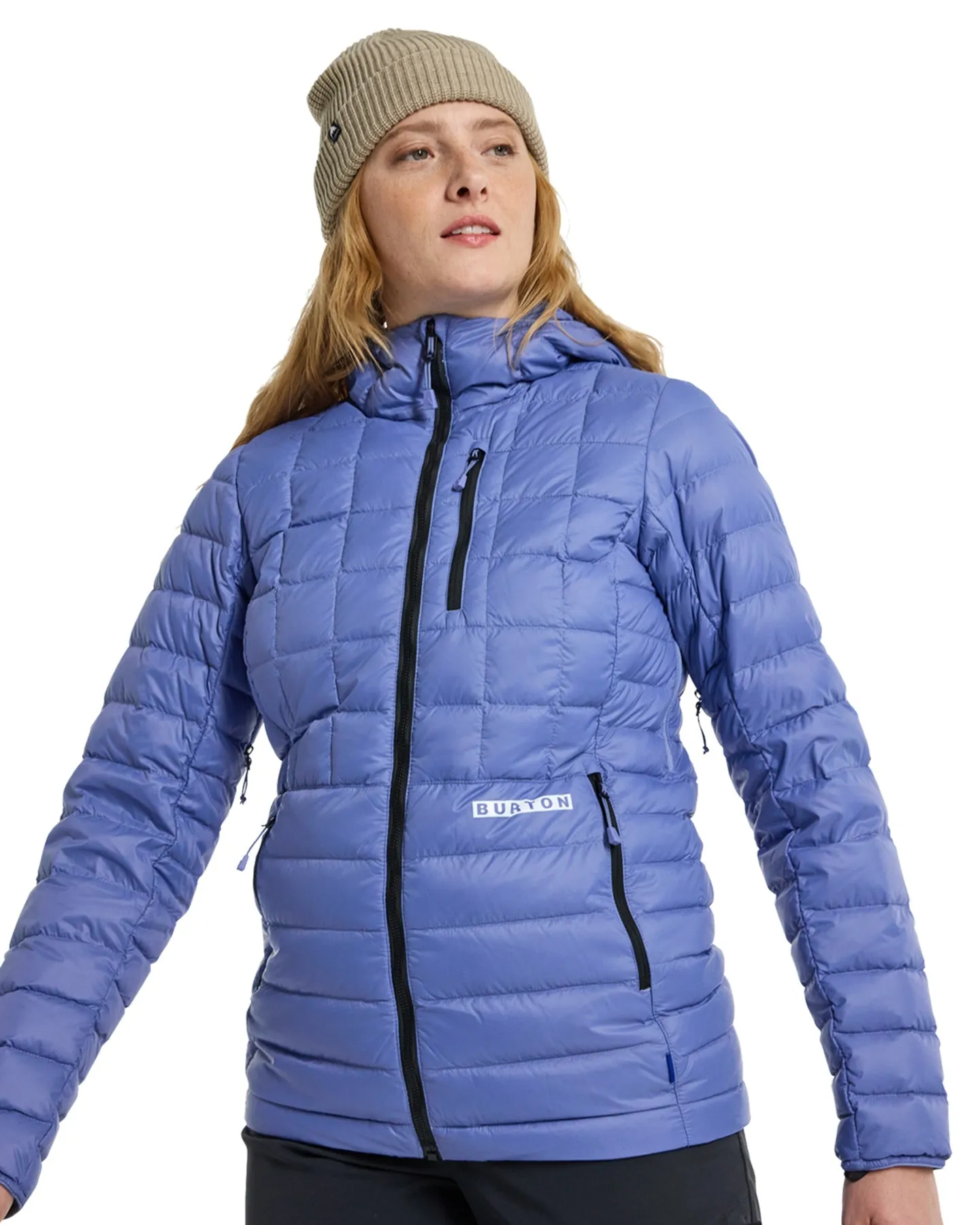 Burton Women's Mid-Heat Hooded Down Insulated Jacket - Slate Blue