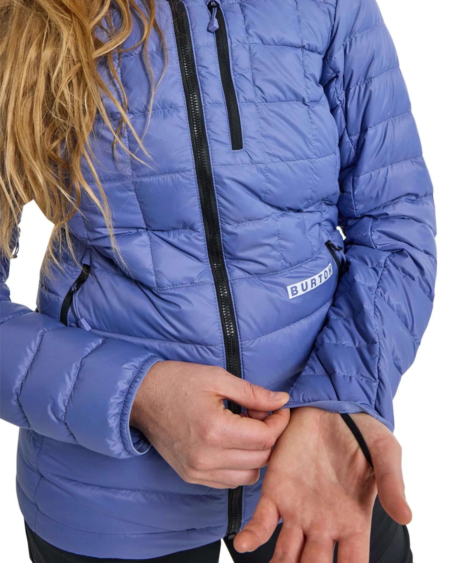 Burton Women's Mid-Heat Hooded Down Insulated Jacket - Slate Blue