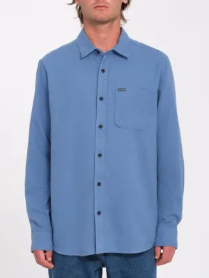 Caden Solid Shirt - Blueberry