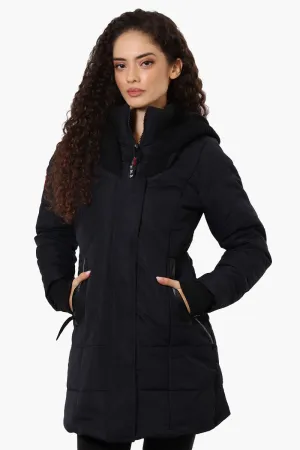 Canada Weather Gear Faux Fur Lined Hood Parka Jacket - Navy