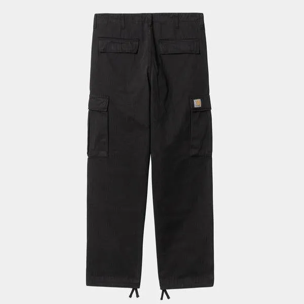 Carhartt WIP Regular Cargo Pant Black Garment Dyed Twill