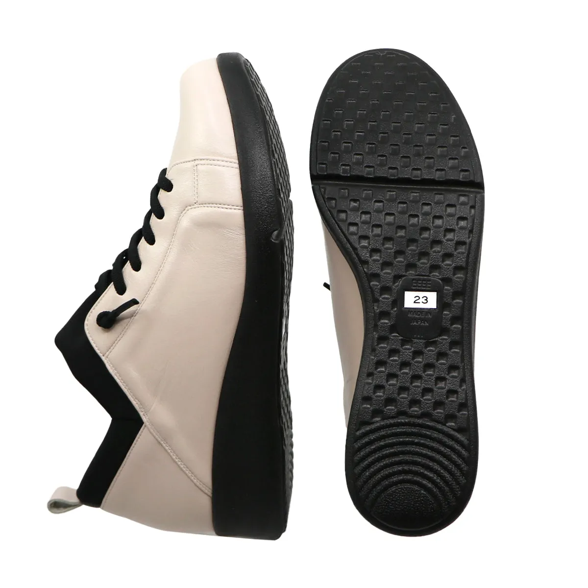 CORI Cream 2 Layers Soft Walking Sneakers