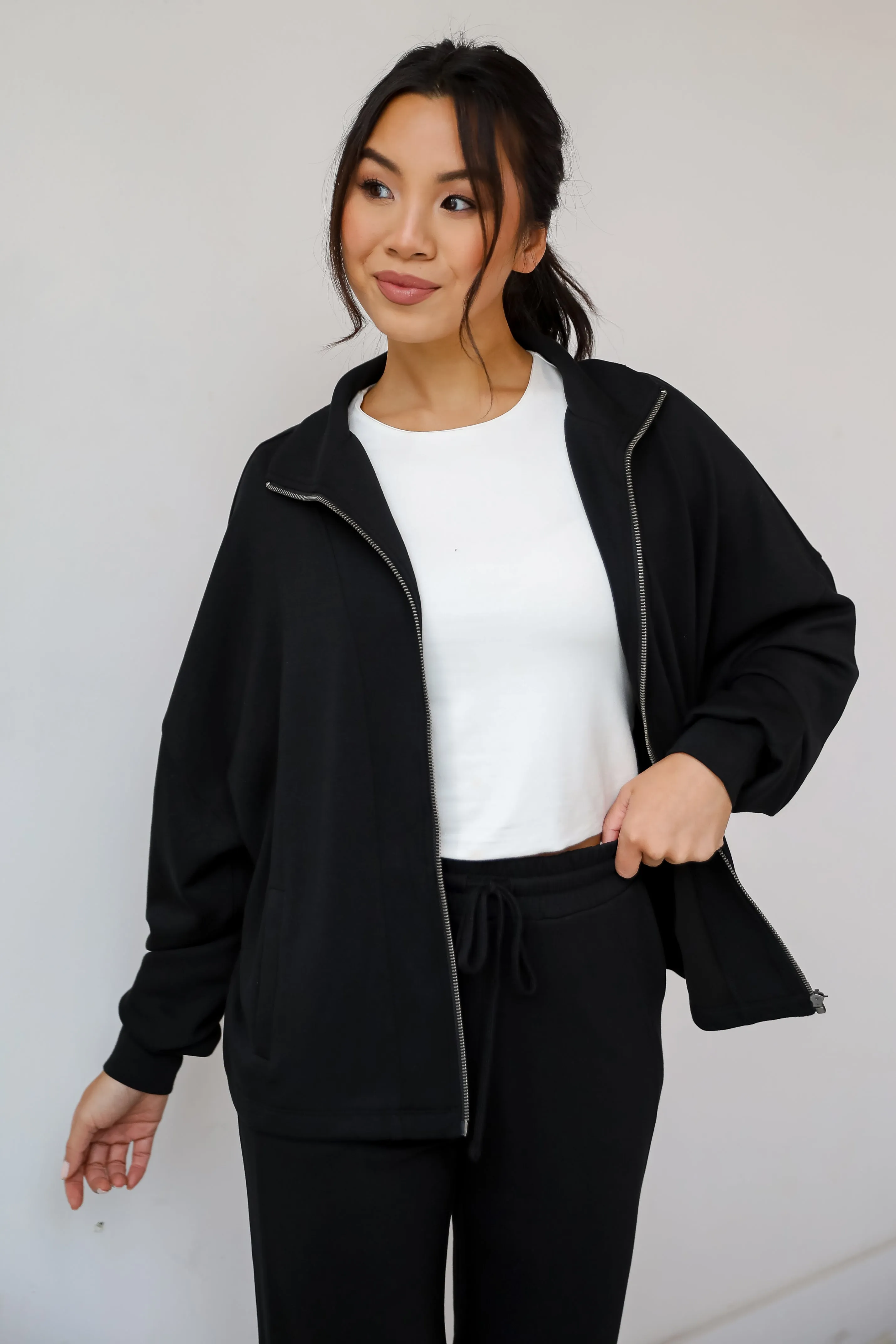 Essential Comfort Zip-Up Jacket - DOORBUSTER