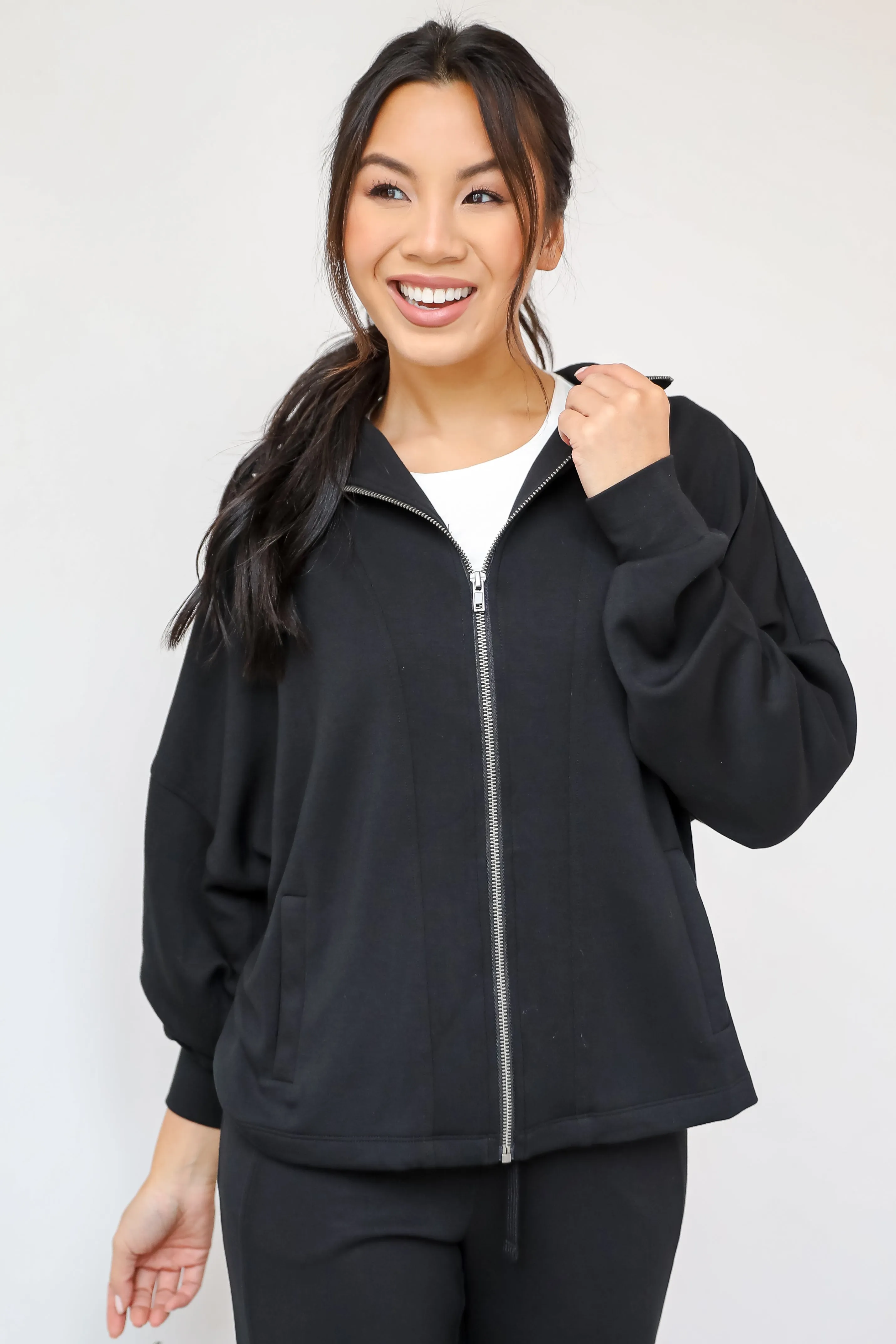 Essential Comfort Zip-Up Jacket - DOORBUSTER