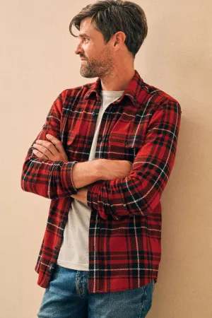 Faherty Legend™ Sweater Shirt in Homeward Bound Plaid