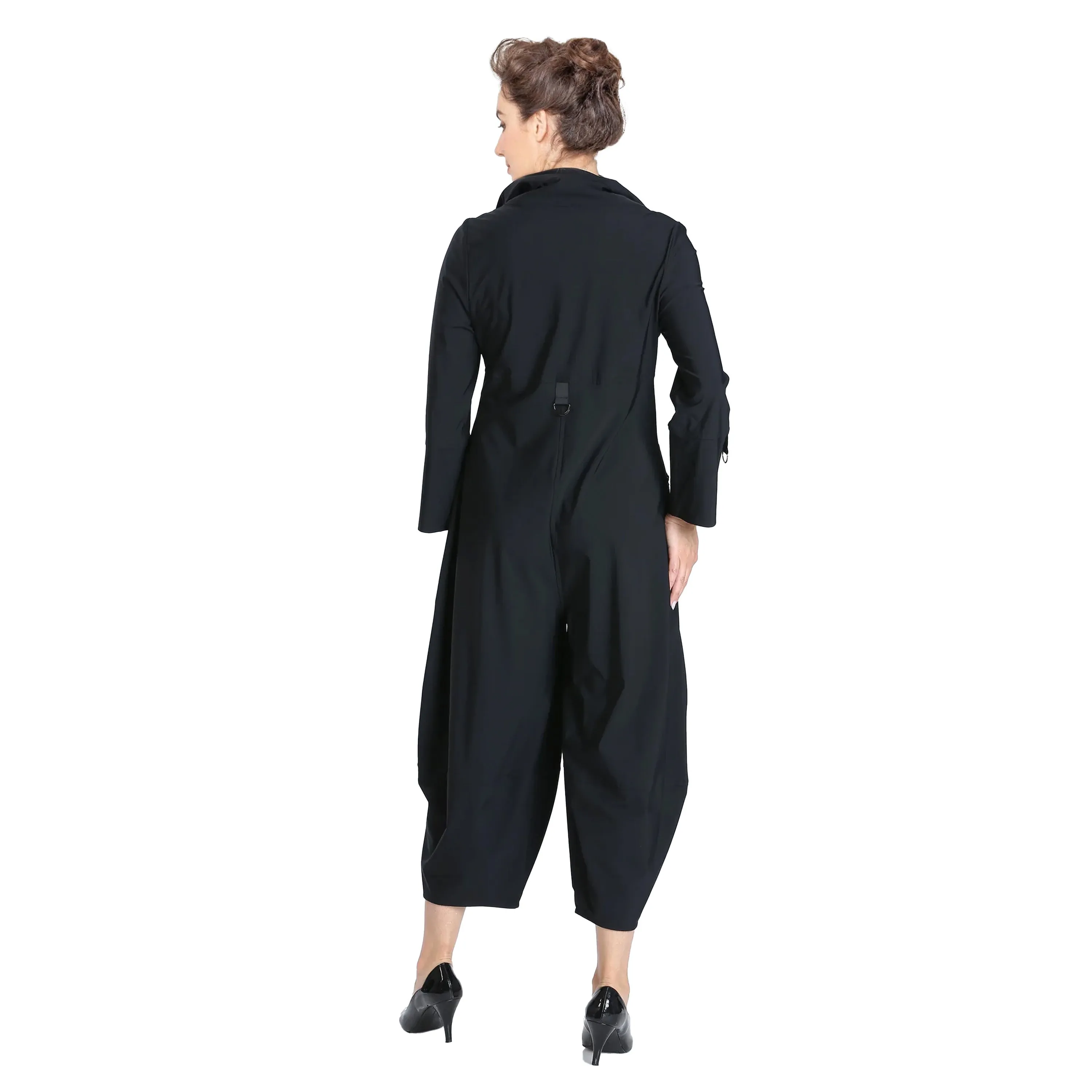 IC Collection Fashion Forward Jumpsuit in Black - 3297JS-BK