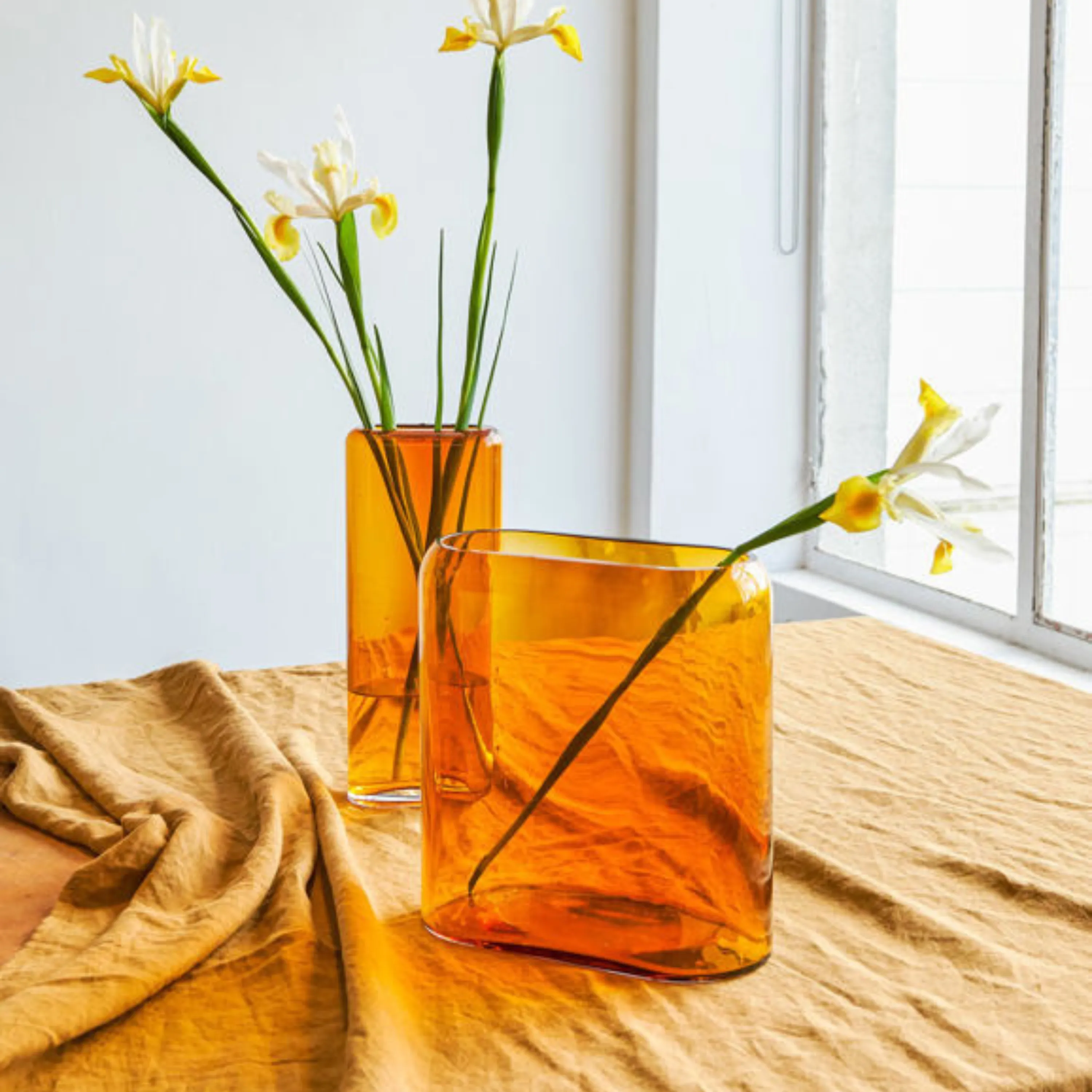 Layers Vase Small - Amber