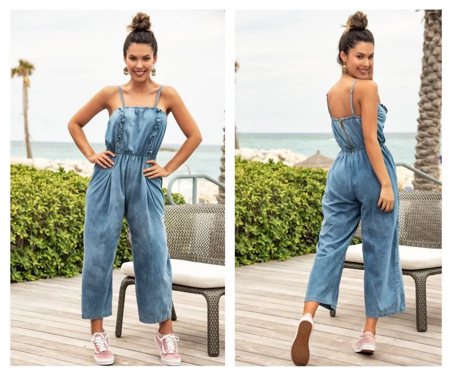 Mapale Jumpsuit Color Chambray