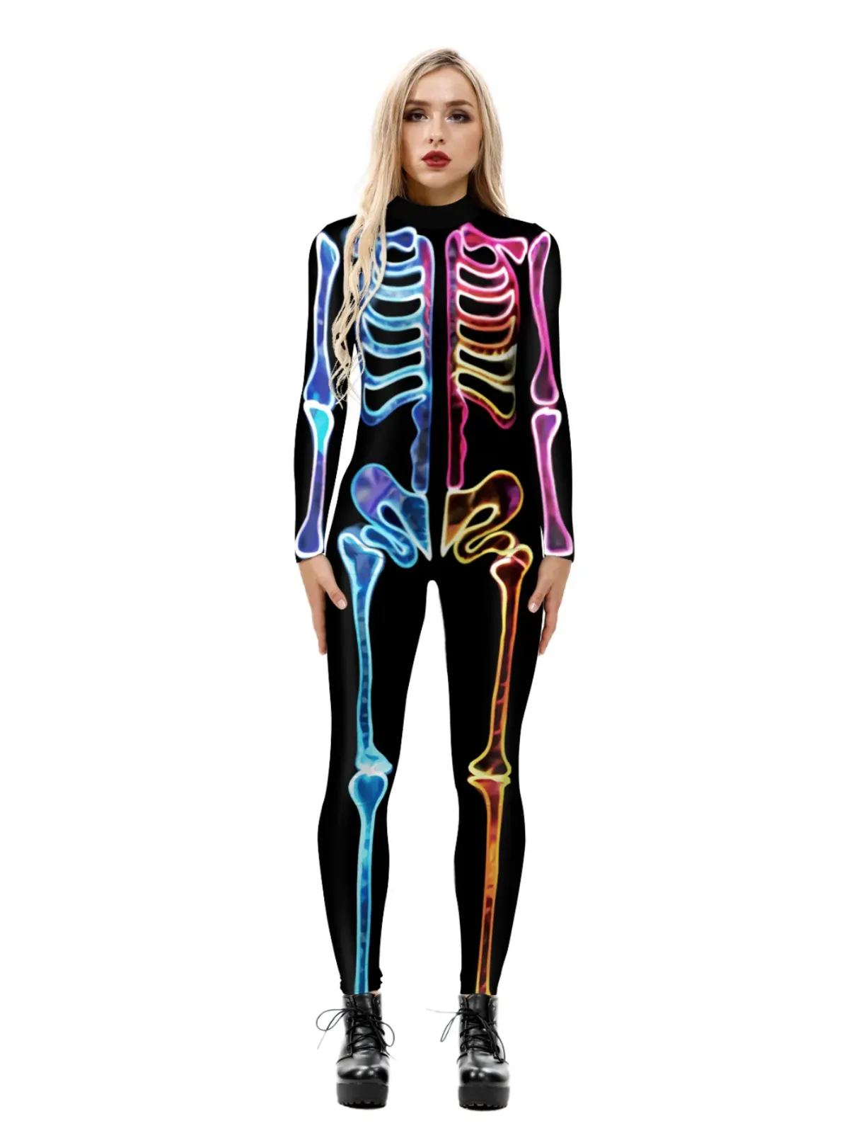 Mommy and Me Adorable Skeleton Halloween Costumes