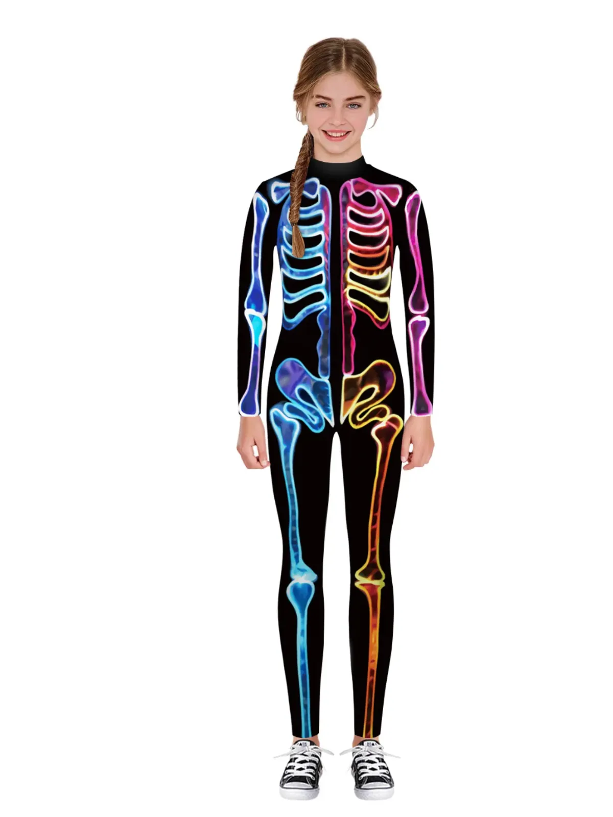 Mommy and Me Adorable Skeleton Halloween Costumes