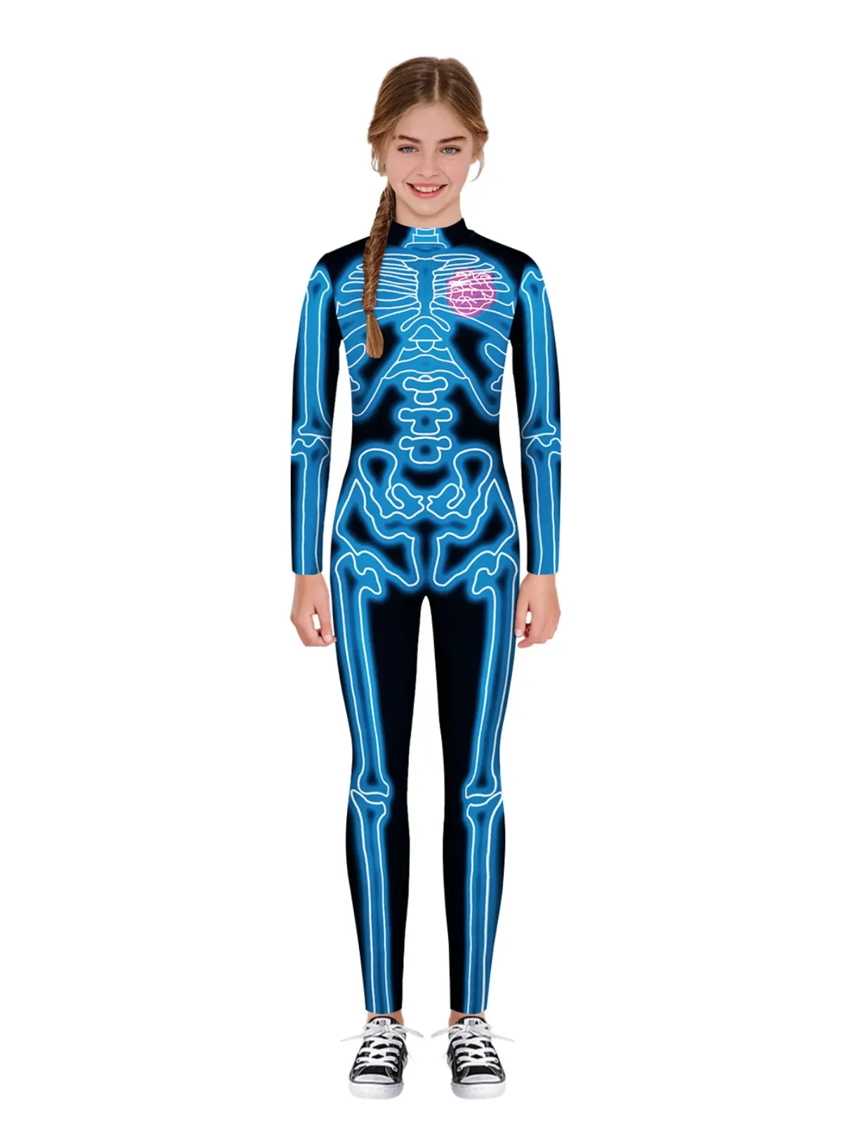 Mommy and Me Adorable Skeleton Halloween Costumes