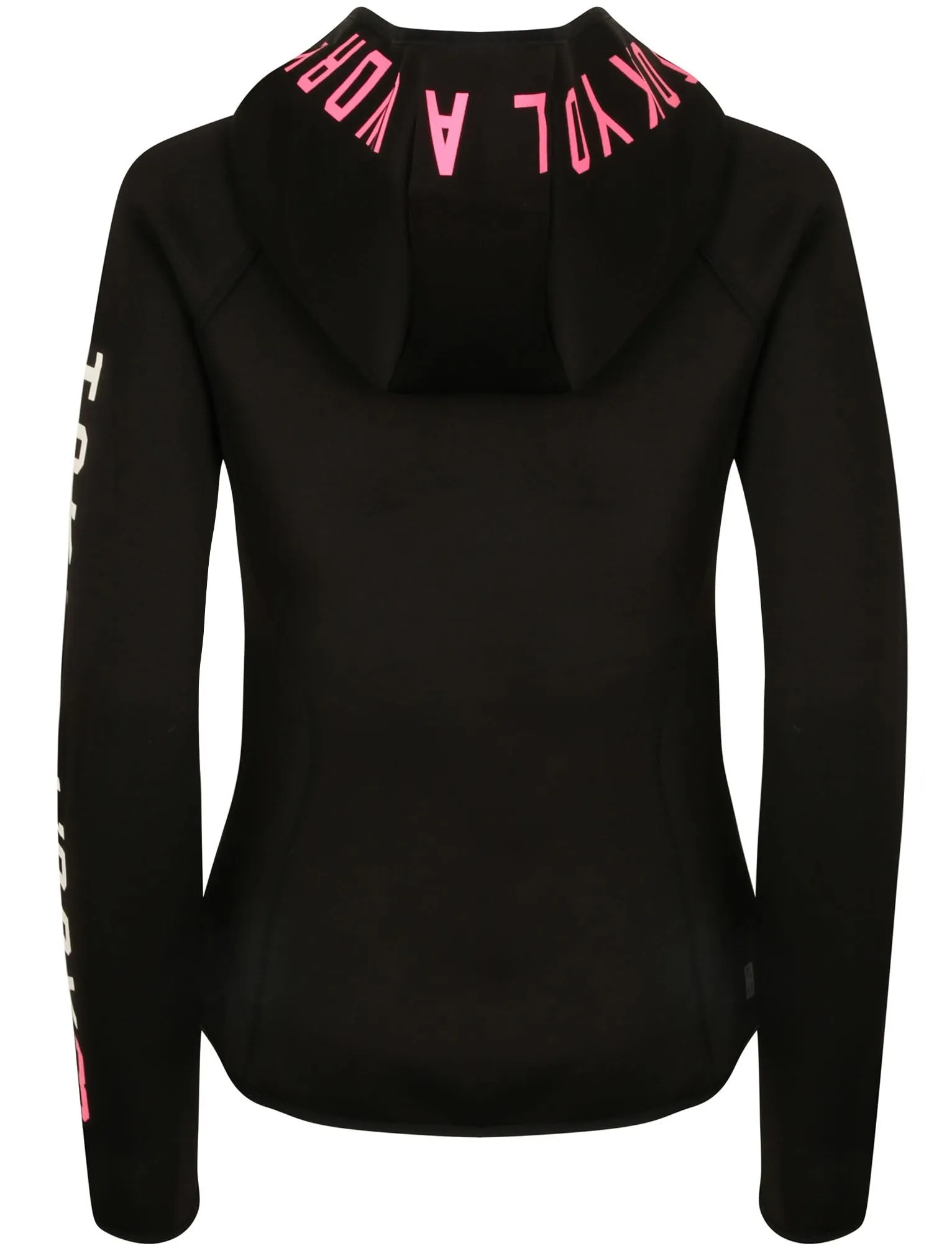 Navella Zip Through Sports Hoodie in Black - Tokyo Laundry Active