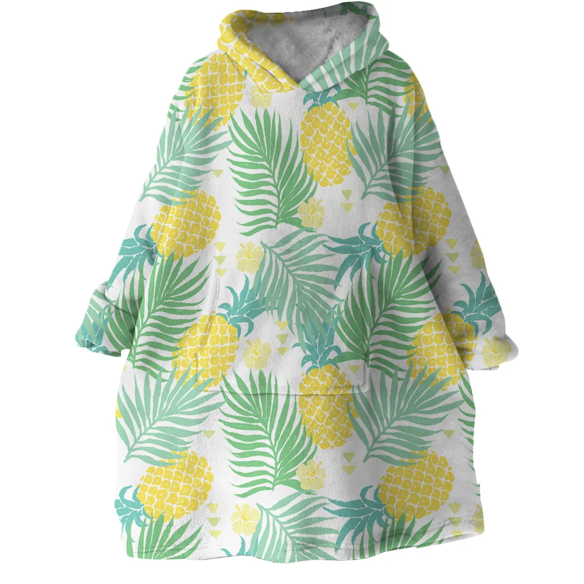 Pineapple Delight Wearable Blanket Hoodie