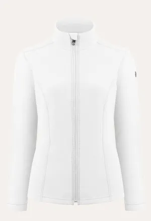 Poivre Blanc Micro Fleece Jacket in White