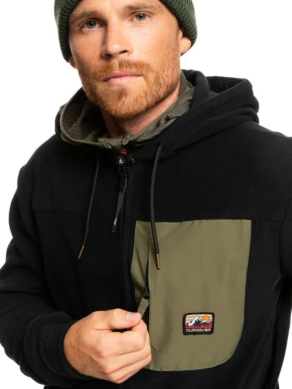 QUIKSILVER MEN'S MISSION 3 IN 1 JACKET - GRAPHITE