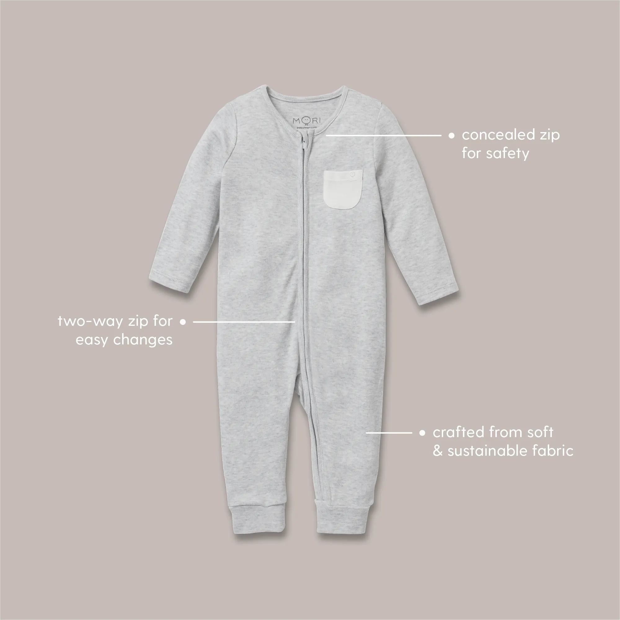 Rainforest Clever Zip Romper