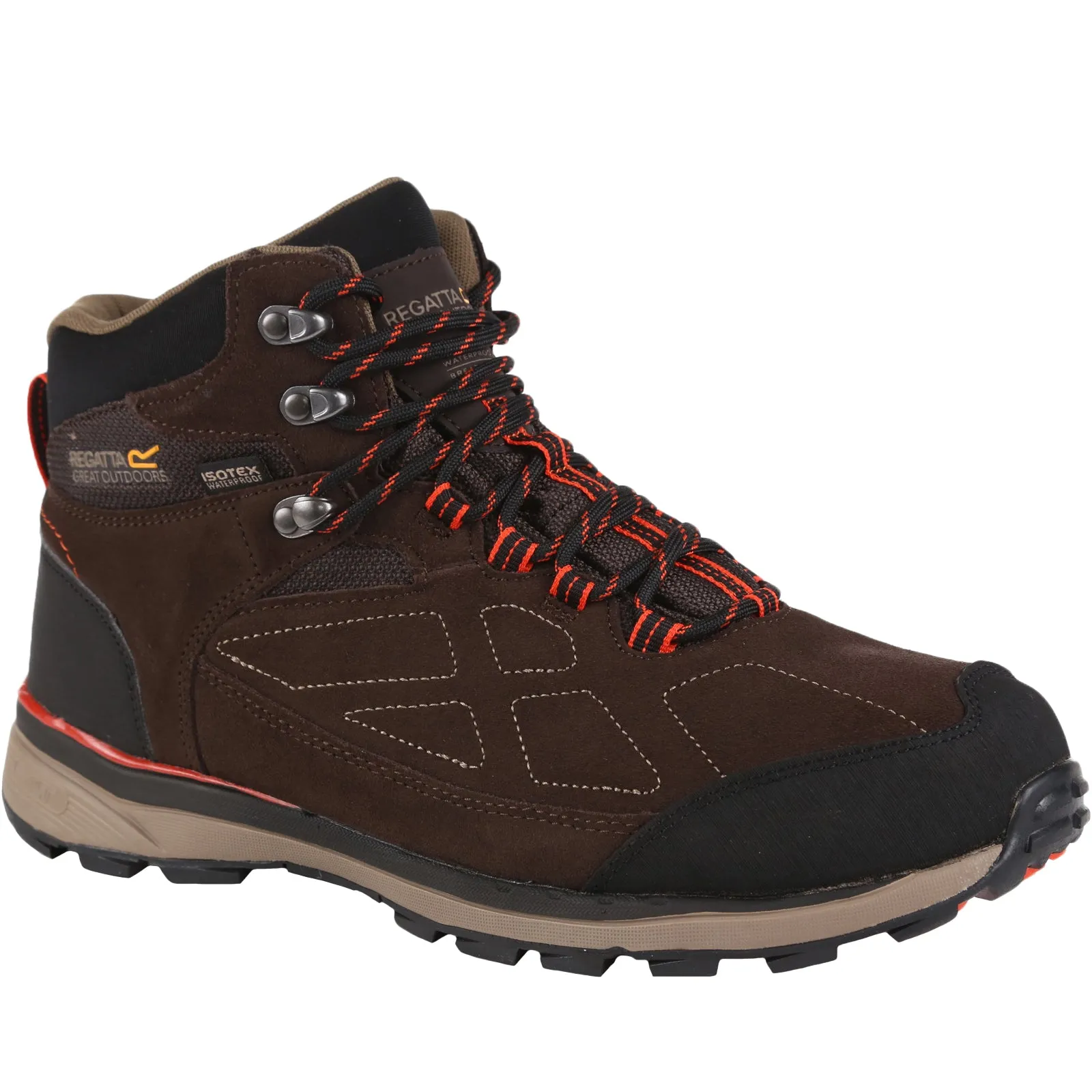 Regatta Mens Samaris Suede Waterproof Mid Walking Boots