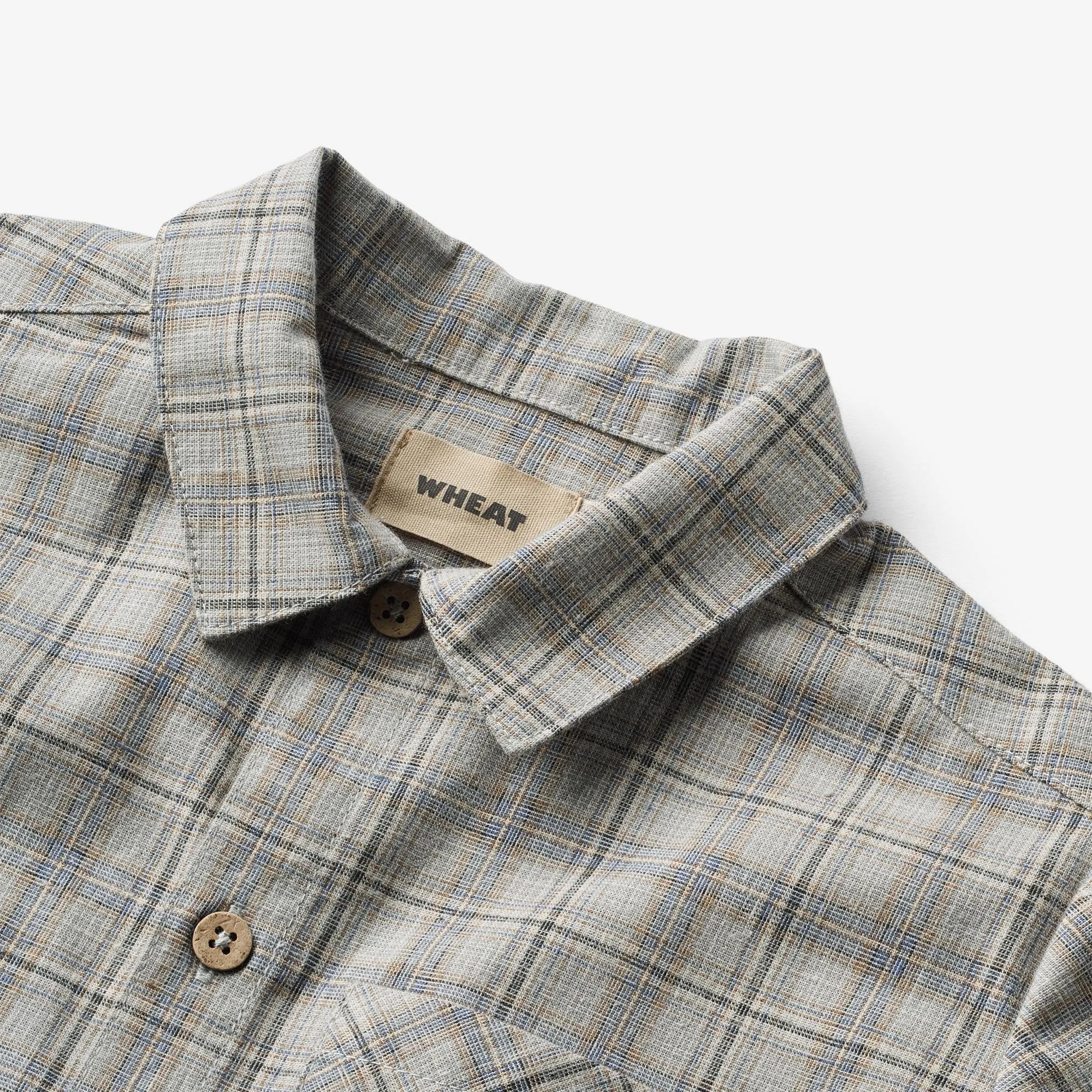 Shirt Oscar - cloudy blue check