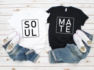 Soul Mate - Half Sleeve Couple T shirts