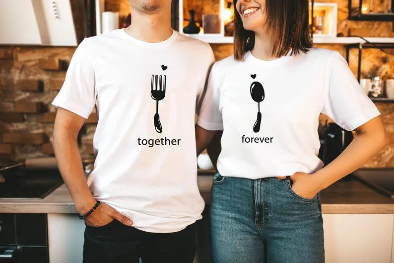 Together Forever - Half Sleeve Couple T shirts