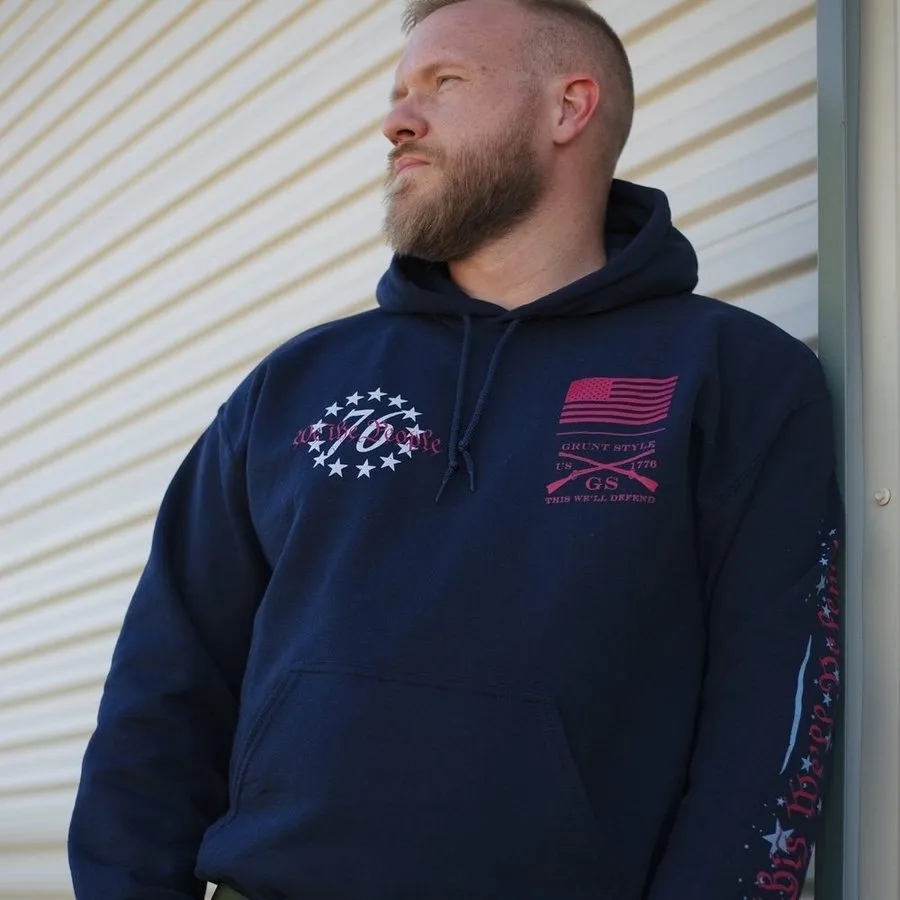 We The People Hoodie - Navy