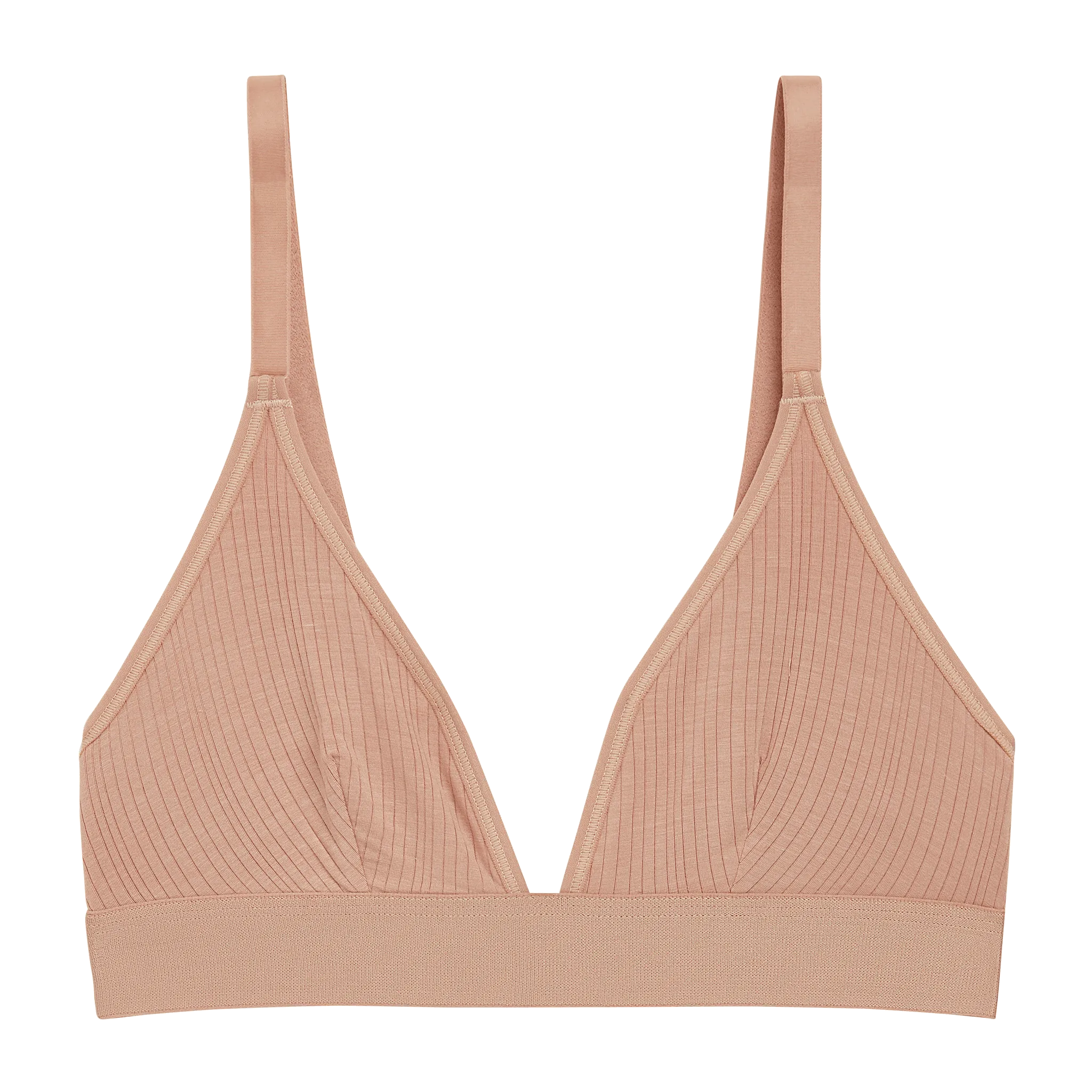 Whipped Triangle Bra in Buff