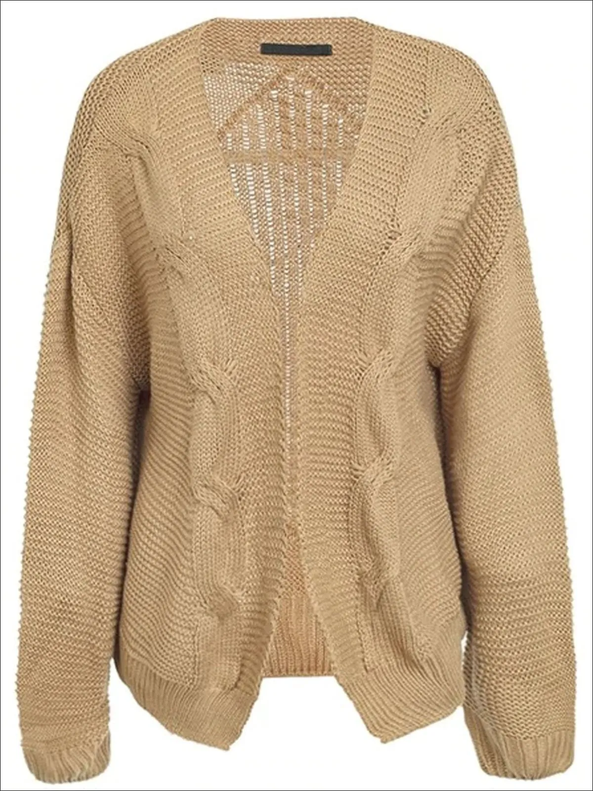 Women's Fall Twist Knitted Casual Cardigan