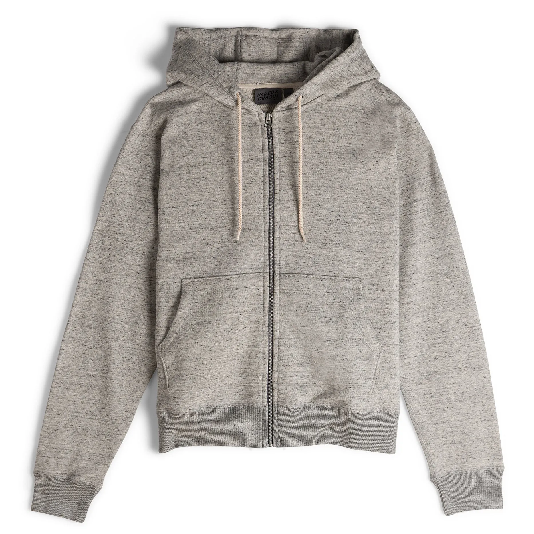 Zip Hoodie - Heavyweight Terry - Grey